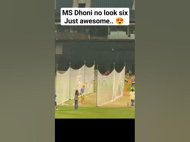 Video thumbnail for MS Dhoni no look six IPL 2024.. 😍 🔥