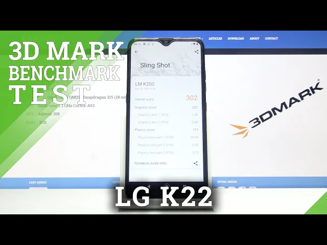 Video thumbnail for Performance TEST of LG K22 - 3DMark | Sling Shot Extreme!
