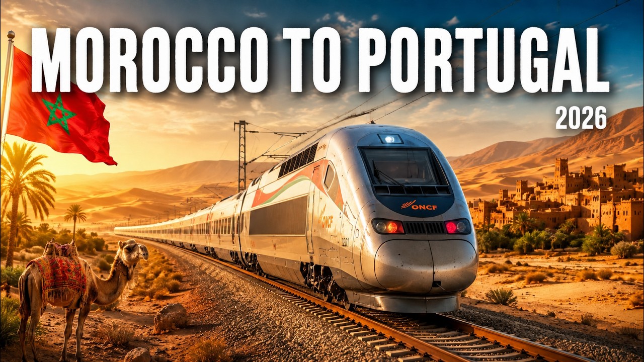 Video thumbnail for Marrakech Morocco to Lisbon Portugal Without Flying | Train, Ferry & Taxi Adventure!