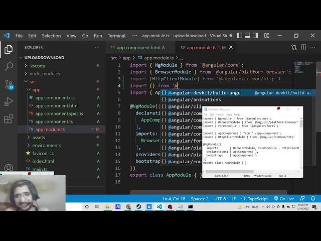 Video thumbnail for Angular 13 File.io WebRTC P2P Upload & Download Files With Progressbar Using Socket.io in Typescript