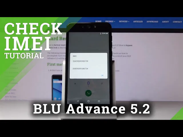 Video thumbnail for How to Find IMEI & Serial Number in BLU Advance 5.2 – IMEI Info