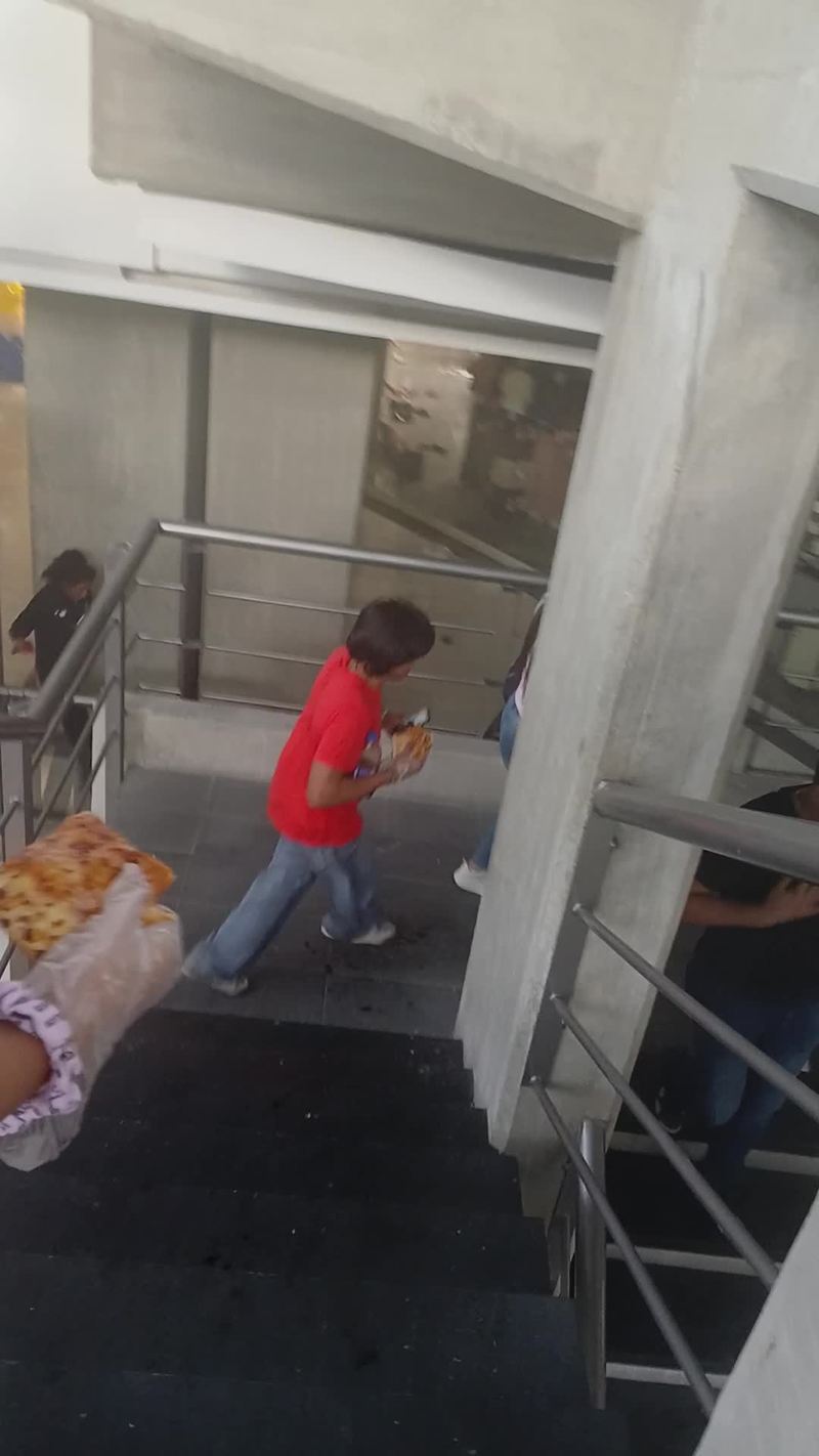 Video thumbnail for Crowd Evacuating a Shopping Mall during an Earthquake