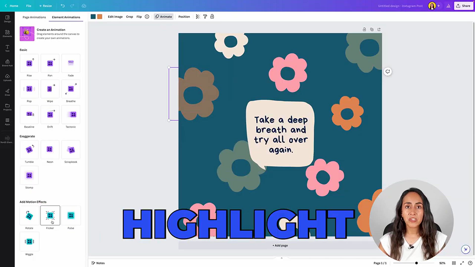 'Video thumbnail for 4 NEW Motion Effects in Canva [FREE!]'