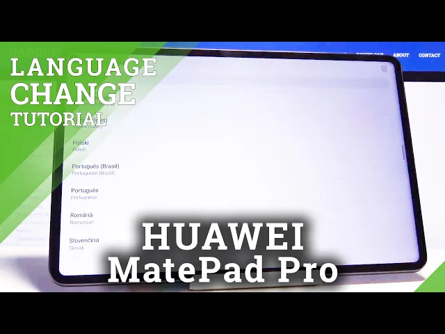 Video thumbnail for How to Change Language in HUAWEI MatePad Pro – Change System Language
