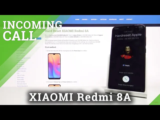 Video thumbnail for How Incoming Call Animation looks on XIAOMI Redmi 8A - Call Settings
