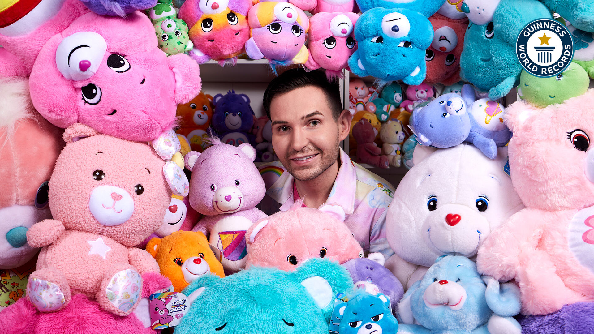 'Video thumbnail for The heartwarming story behind a care bear collection'
