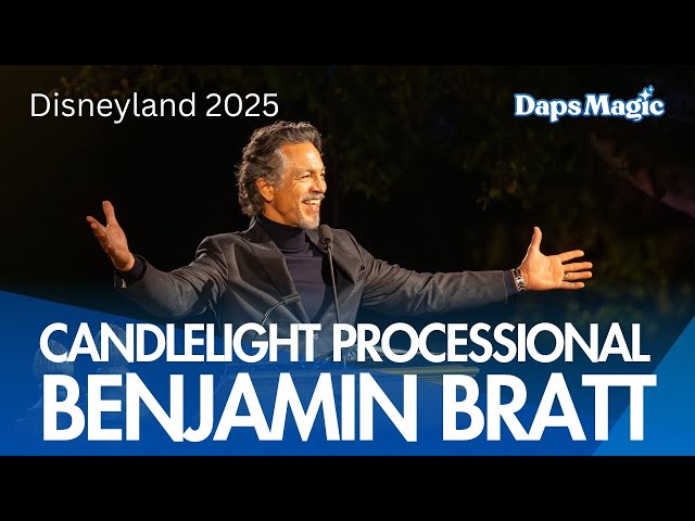 Video thumbnail for 2025 Candlelight Processional at Disneyland with Benjamin Bratt | Sunday, December 7 4K