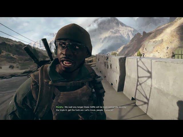 Video thumbnail for Battlefield 6 - Mission 8 Operation Ember Strike: Take Out The AAAs | Escape Dam Action Set-piece