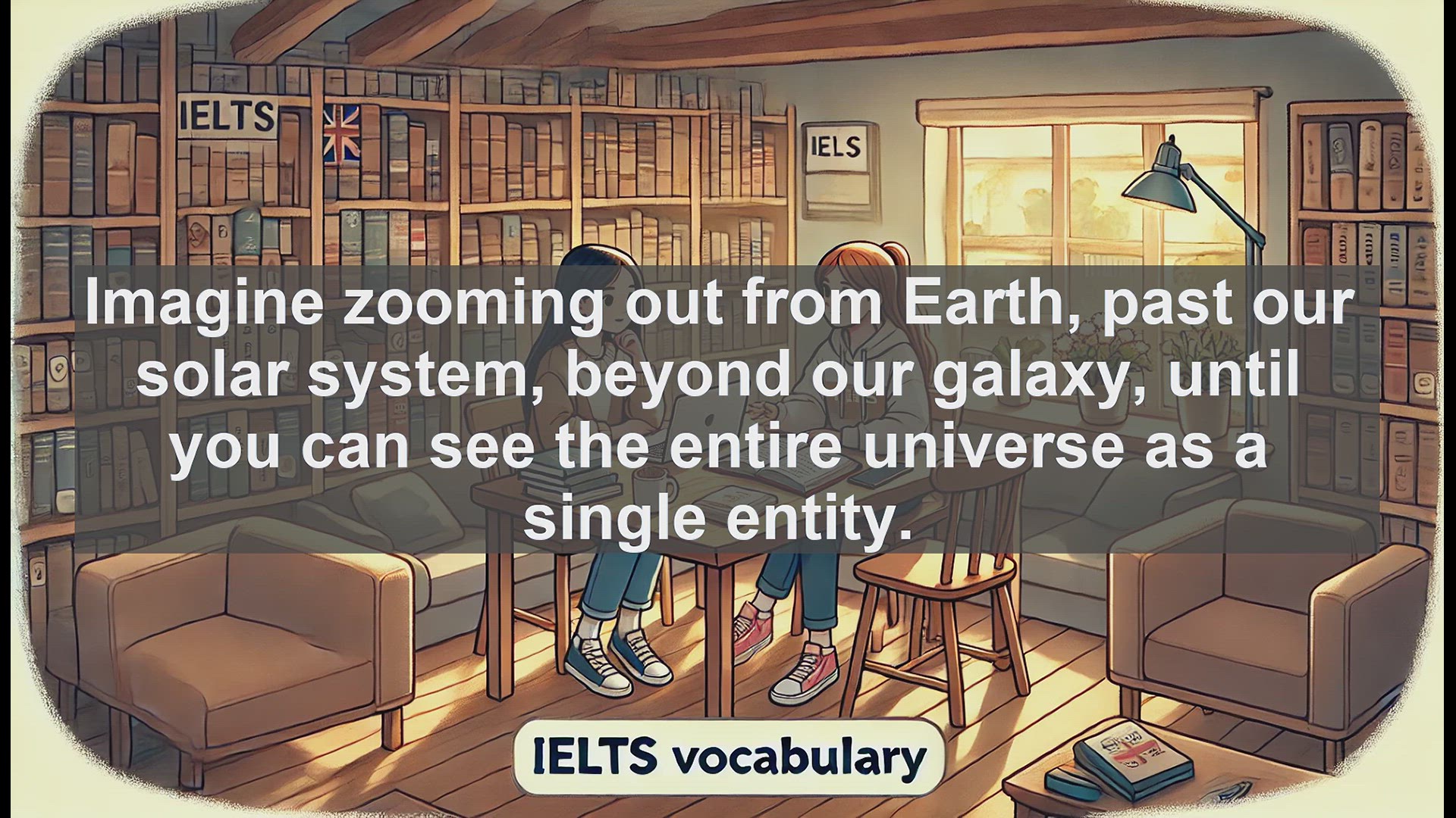 'Video thumbnail for 5000 Must Know IELTS 8.0 Vocabulary - Macrocosm: Boost Your IELTS Score with This Powerful Word'