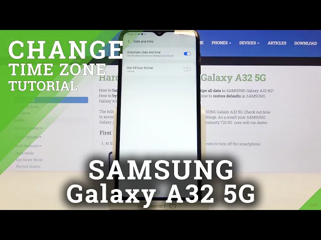 Video thumbnail for How to Set Up Date&Time in Samsung Galaxy A32 5G - Personalize Date and Time