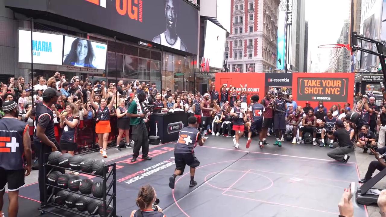 Video thumbnail for The Essentia Supercharged Court at Times Square 4.