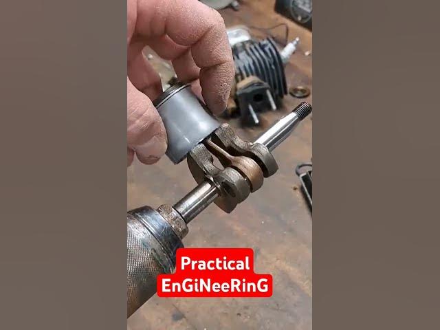 Video thumbnail for Piston and crankshaft demonstrated. #youtubeshorts