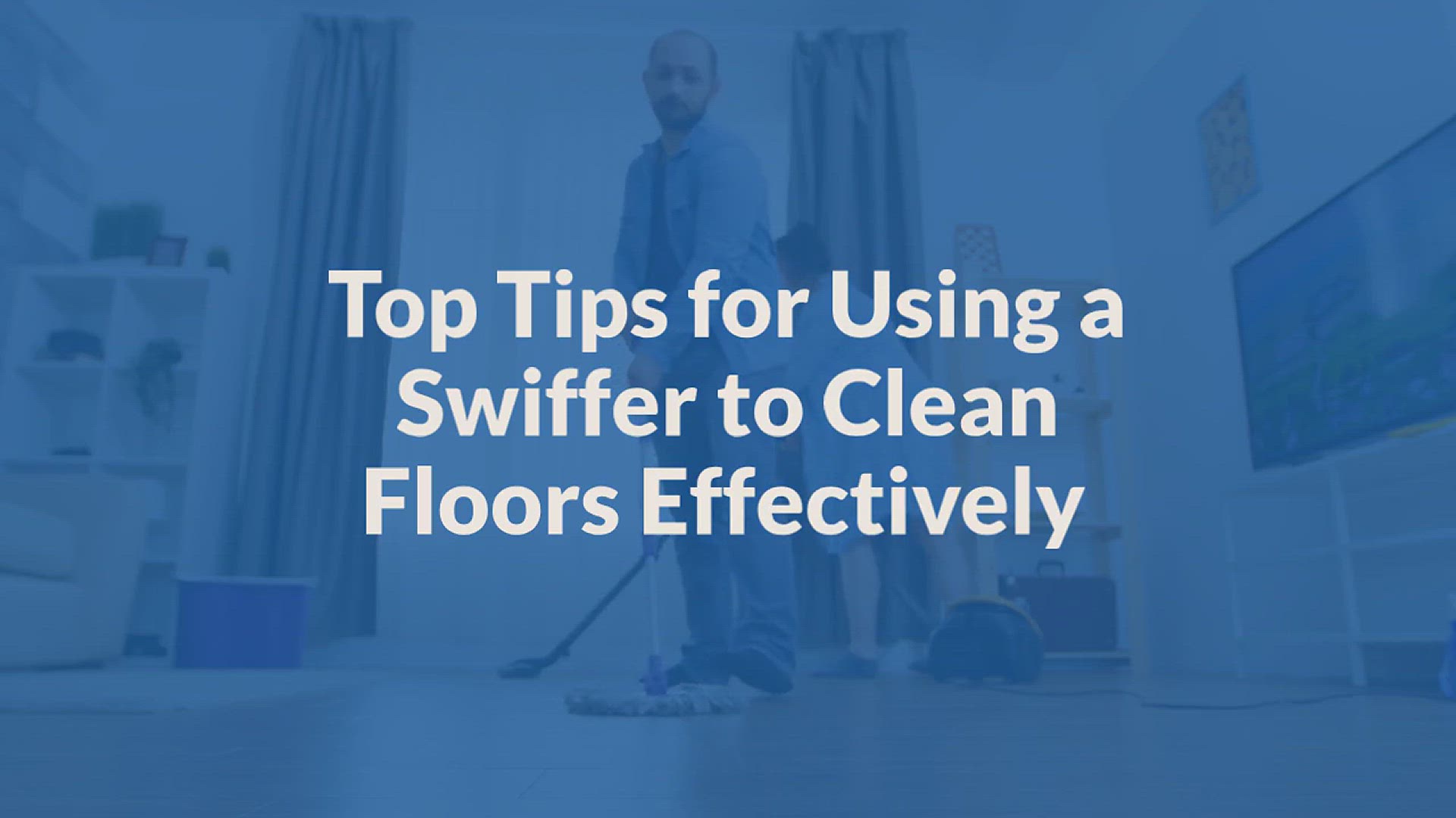 'Video thumbnail for How to Use a Swiffer to Clean Floors'
