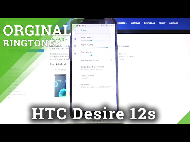 Video thumbnail for How to Change Ringtone in HTC Desire 12s – Find Ringtone List