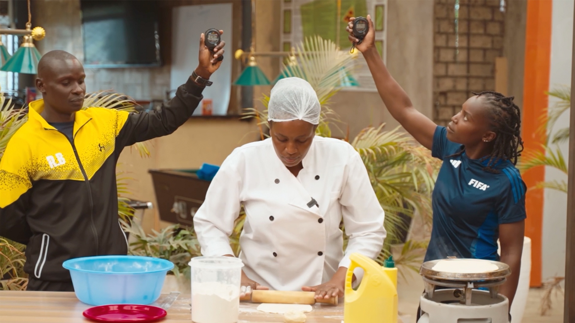 Video thumbnail for Fastest time to make three chapatis - 2 minutes 26.92 made by Dorcas Kwamboka