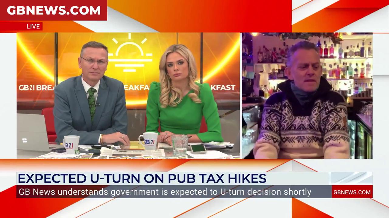 Video thumbnail for WATCH: Pub landlord tells GB News his customers 'can't believe' the high costs he has to pay