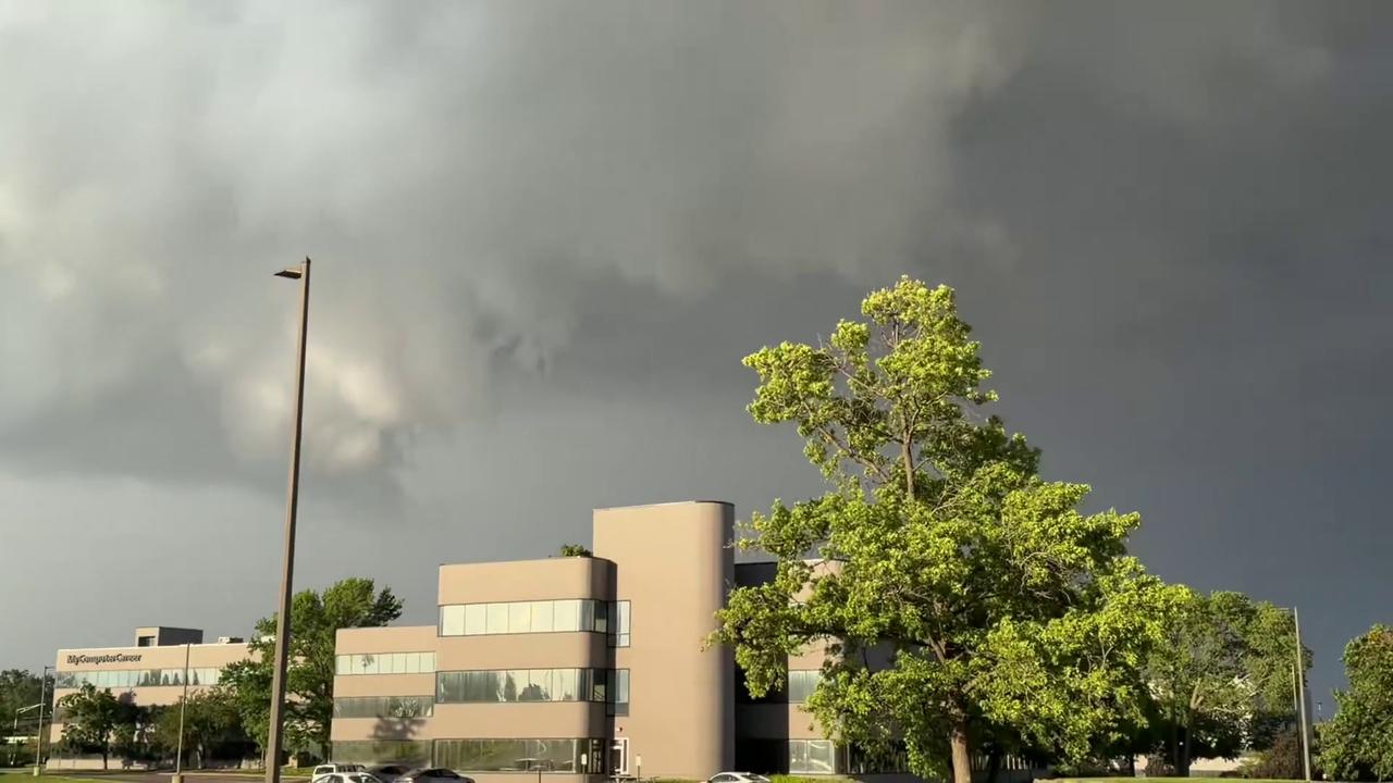Video thumbnail for US: Severe Storms Bring Tornado Threats, Power Outages to Central Indiana.