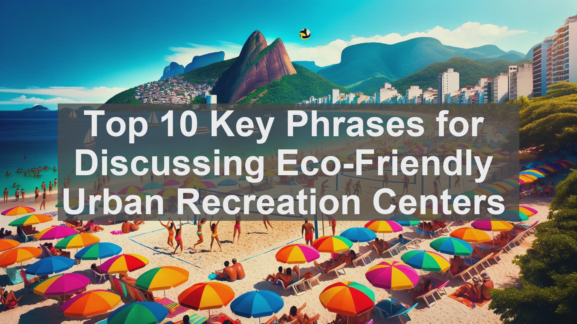 'Video thumbnail for Top 10 Key Phrases for Discussing EcoFriendly Urban Recreation Centers'