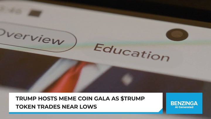 Video thumbnail for Trump Meme Coin Gala