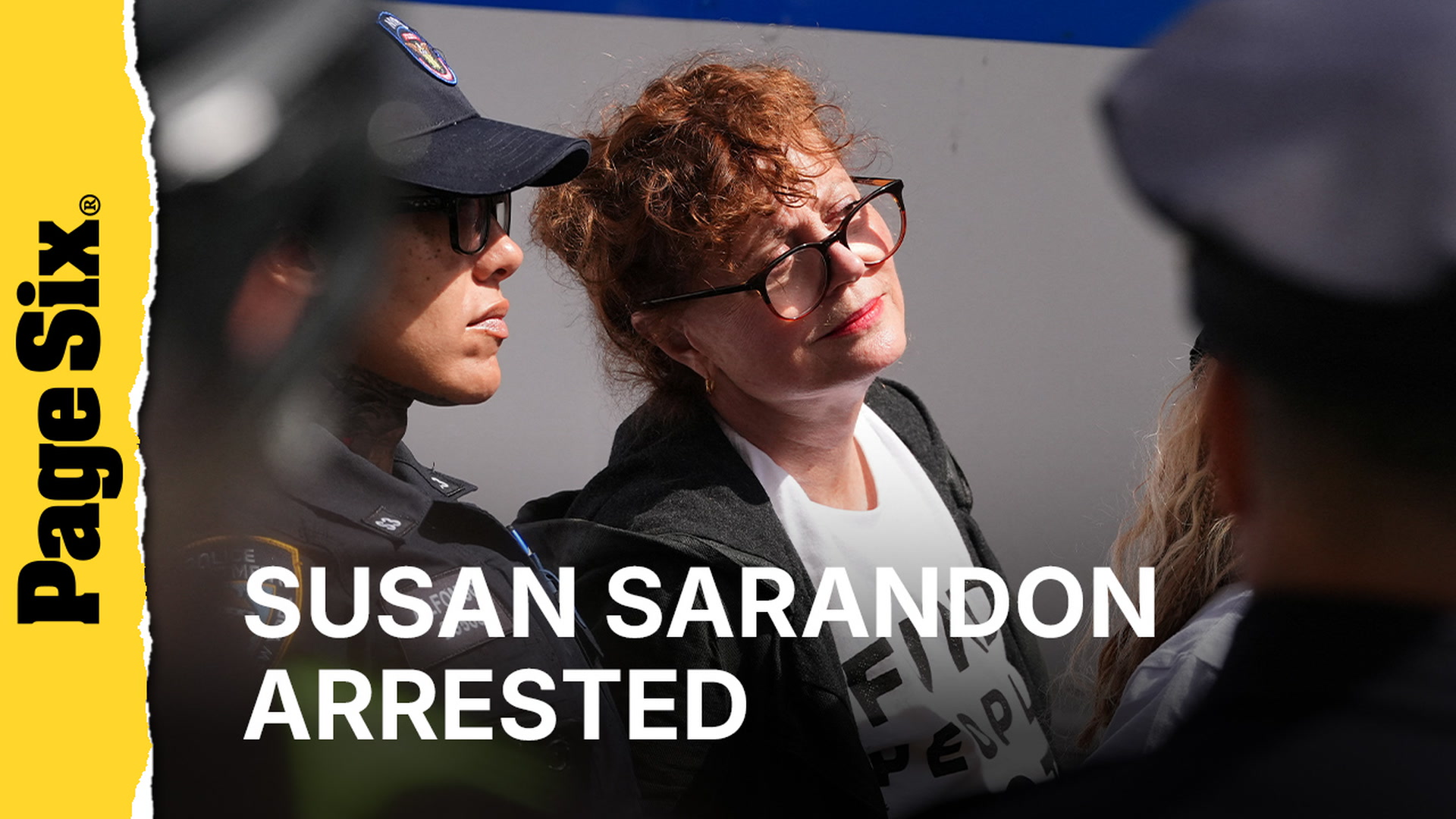 Video thumbnail for Susan Sarandon arrested at protest ahead of Netanyahu's UN visit; Hannah Einbinder, Sarah Sherman & more spotted