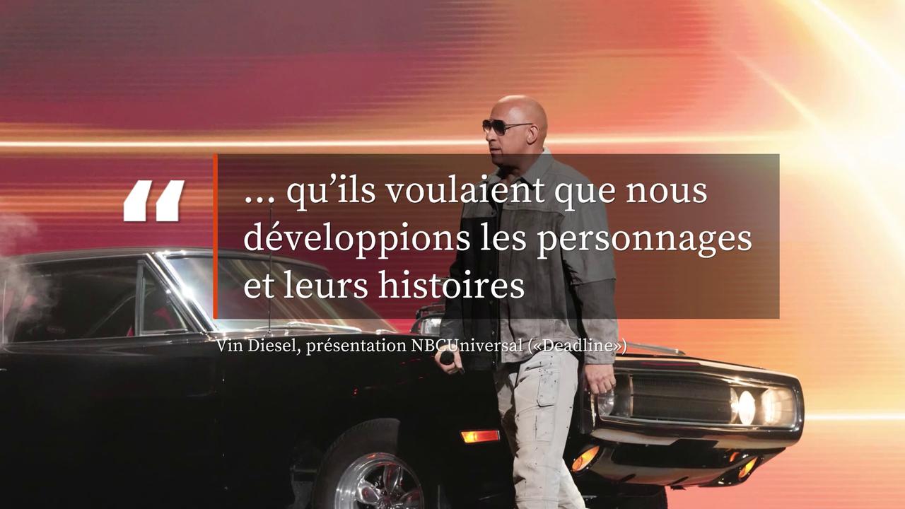 Video thumbnail for Vin Diesel confirme qu'une série télévisée «Fast & Furious» est en préparation.