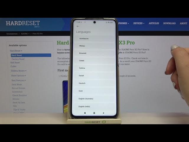 Video thumbnail for How to Change System Language in POCO X3 Pro – Find Language List