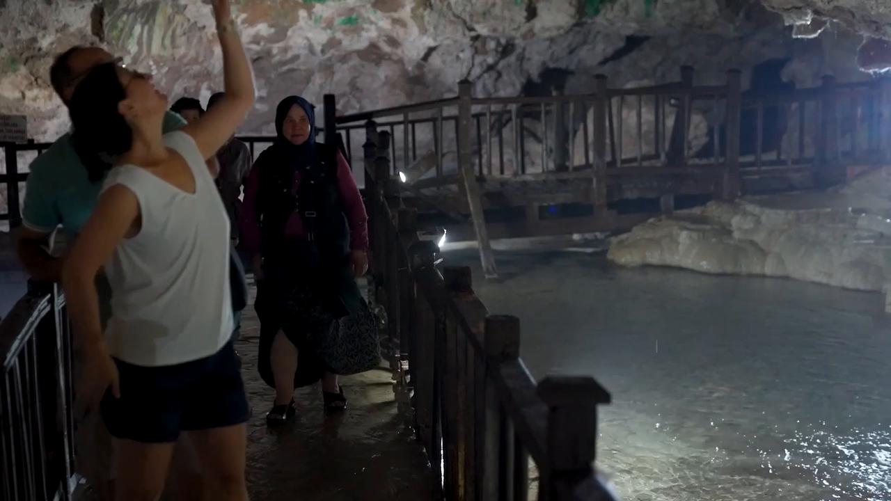 Video thumbnail for Türkiye: Türkiye’s underground Pamukkale Kaklik Cave targets over 1 million visitors annually.