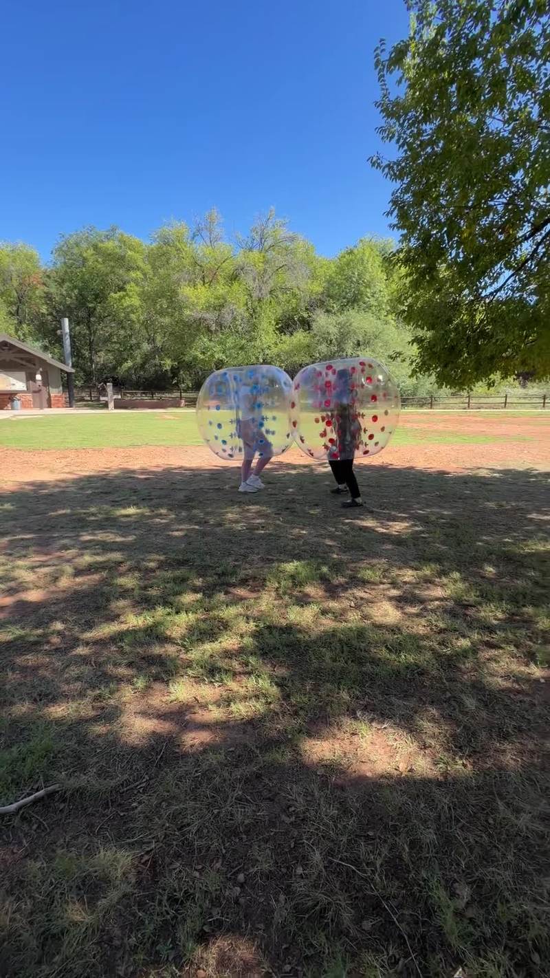 Video thumbnail for Sedona Birthday Chaos in Inflatable Bumper Balls