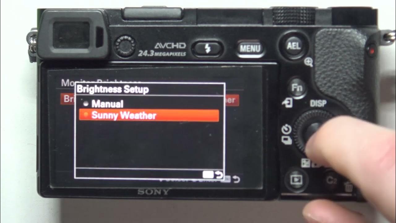 Video thumbnail for How To Change Display Brightness In Sony A6000