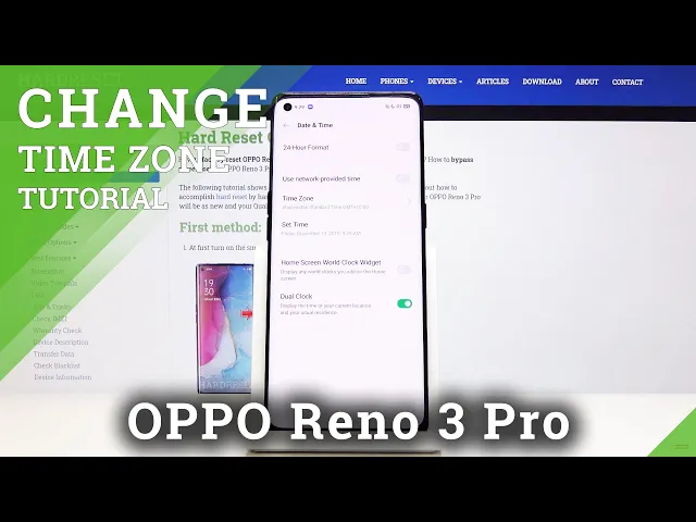 Video thumbnail for How to Open Time Settings in OPPO Reno 3 Pro – Adjust Date & Time