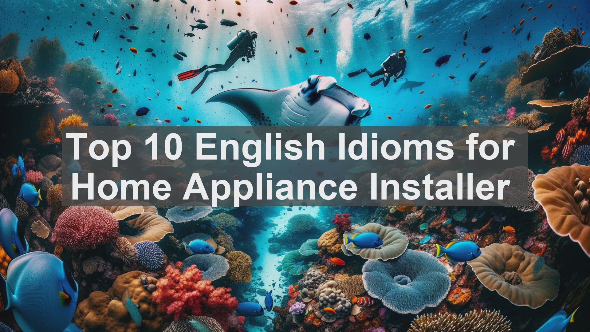 'Video thumbnail for Top 10 English Idioms for Home Appliance Installer'