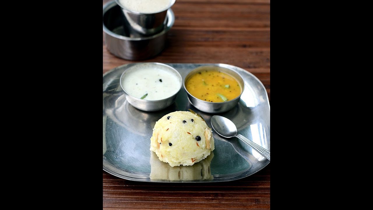 Video thumbnail for Ven pongal recipe - How to make ven pongal in pressure cooker