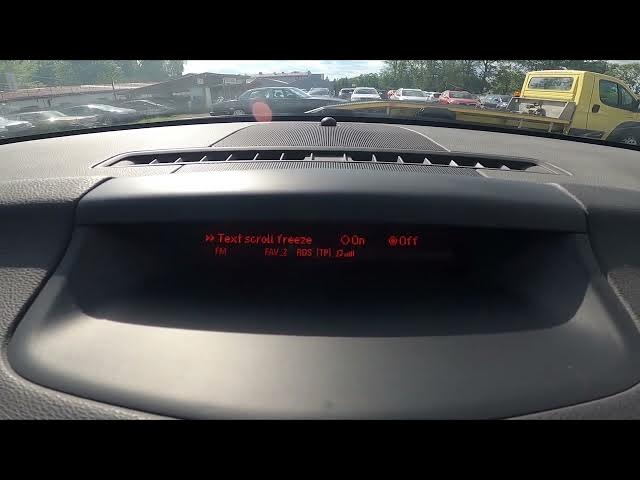 Video thumbnail for How to Enable or Disable Text Scroll Freeze in Opel Meriva II ( 2010 - 2017 )