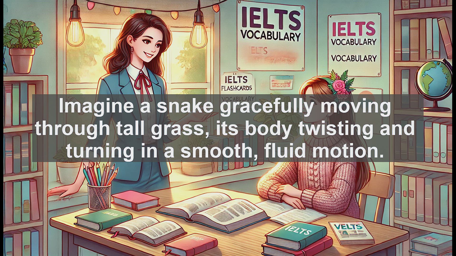 'Video thumbnail for 2000 Must Know IELTS 9.0 Vocabulary - Slither: Mastering Fluid Vocabulary for IELTS Success'