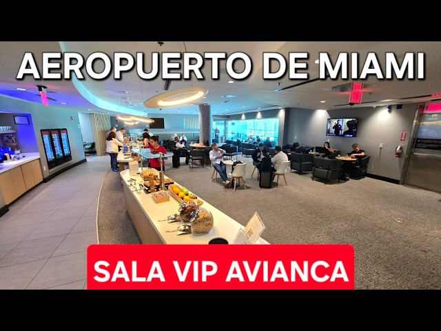 Video thumbnail for ¡NUEVA SALA VIP! Recorrido COMPLETO por el LOUNGE de AVIANCA en el Aeropuerto de MIAMI 😱