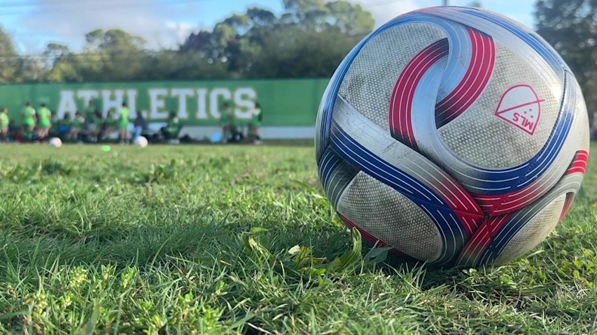 Video thumbnail for Wyandanch girls varsity soccer team celebrates first-ever win