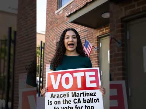 Video thumbnail for Araceli Martinez is on the CA ballot you can vote for, and Spencer Pratt too #california #elections