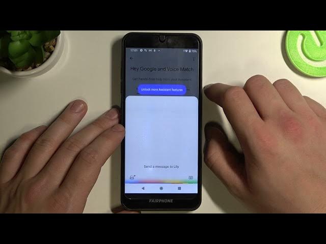 Video thumbnail for How to Use Google Assistant on Lock Screen on Fairphone 3 – Manage Assistant