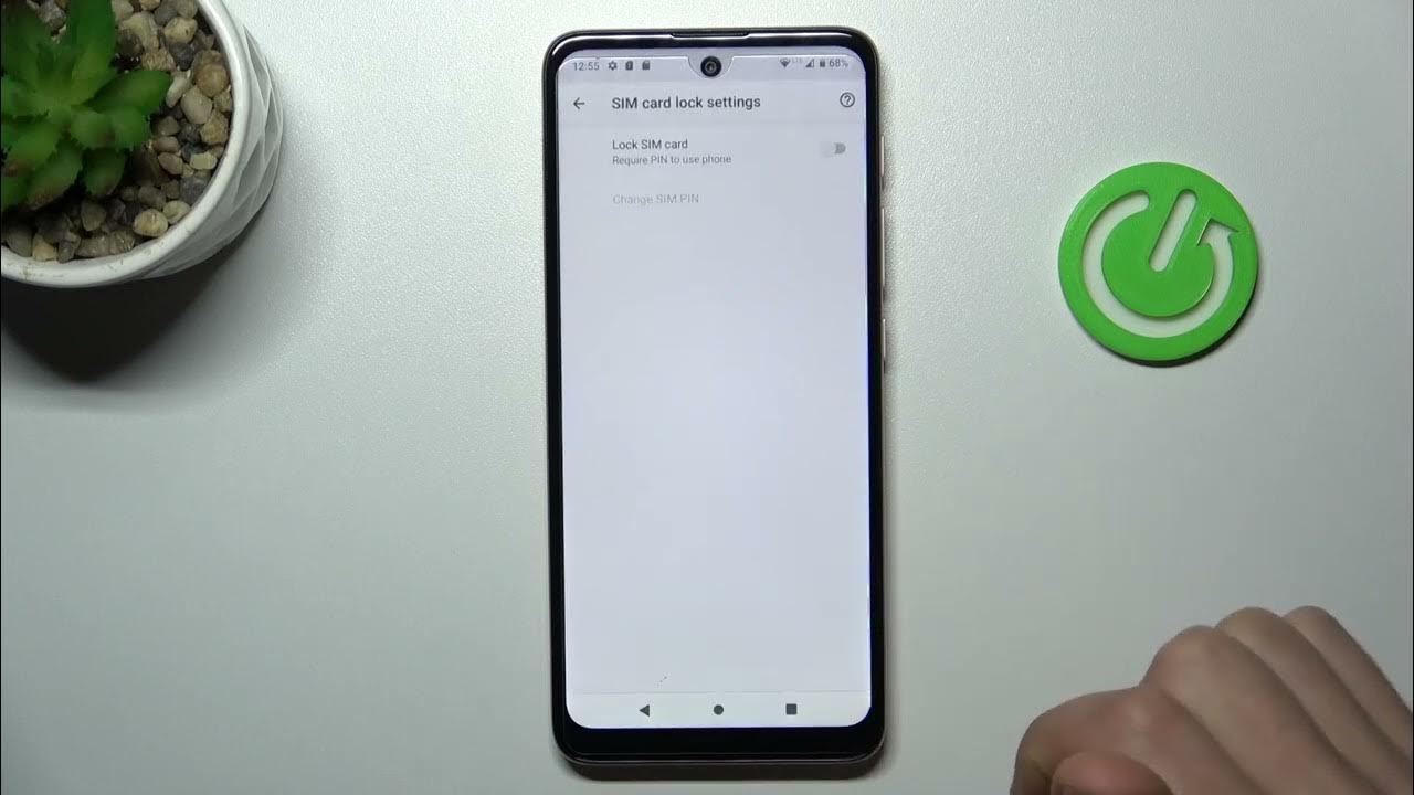 Video thumbnail for How to Enable the SIM Lock Function on the MOTOROLA Moto E40 - Turn On the PIN Code for the SIM Card