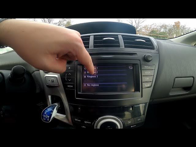 Video thumbnail for How to Change Ringtone Volume Toyota Prius III ( 2009 – 2020 ) - Adjust Ringtone Volume