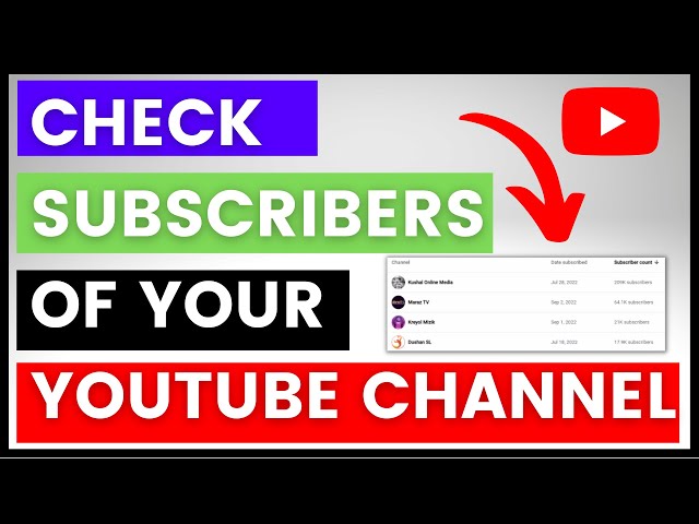 Video thumbnail for How To See Your Subscribers On Your YouTube Channel? [in 2025]