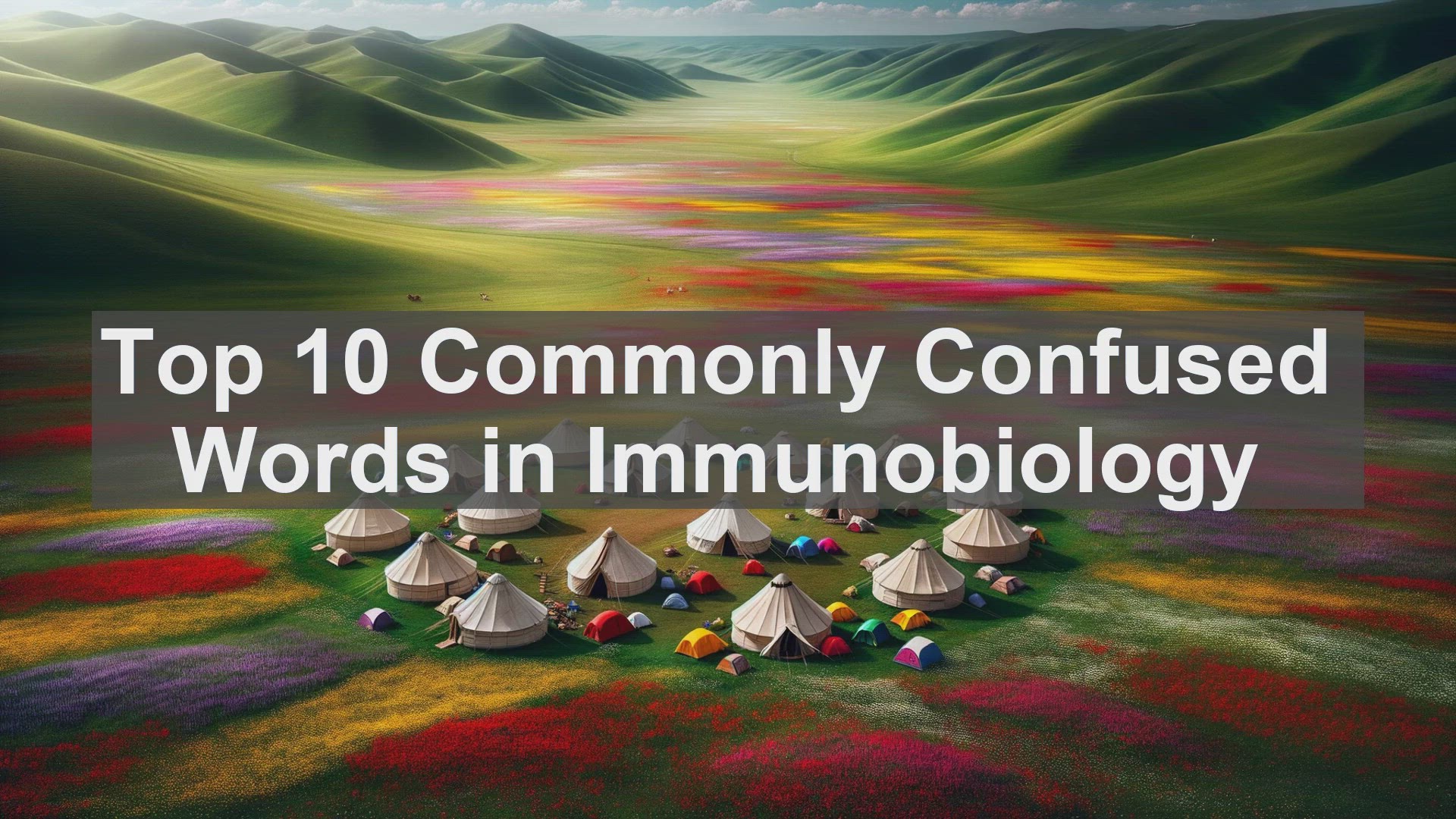 'Video thumbnail for Top 10 Commonly Confused Words in Immunobiology'