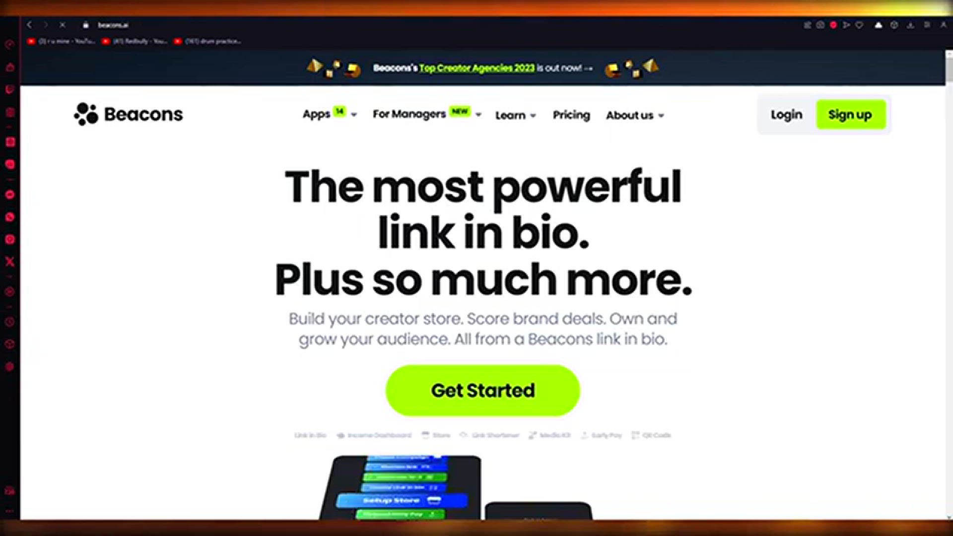 Video thumbnail for How To Sign Up and Use Beacons.ai  Tutorial For Beginners