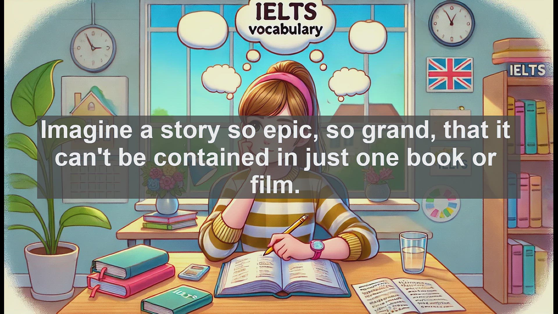 'Video thumbnail for 2000 Must Know IELTS 9.0 Vocabulary - Trilogy: The Power of Three in Storytelling'