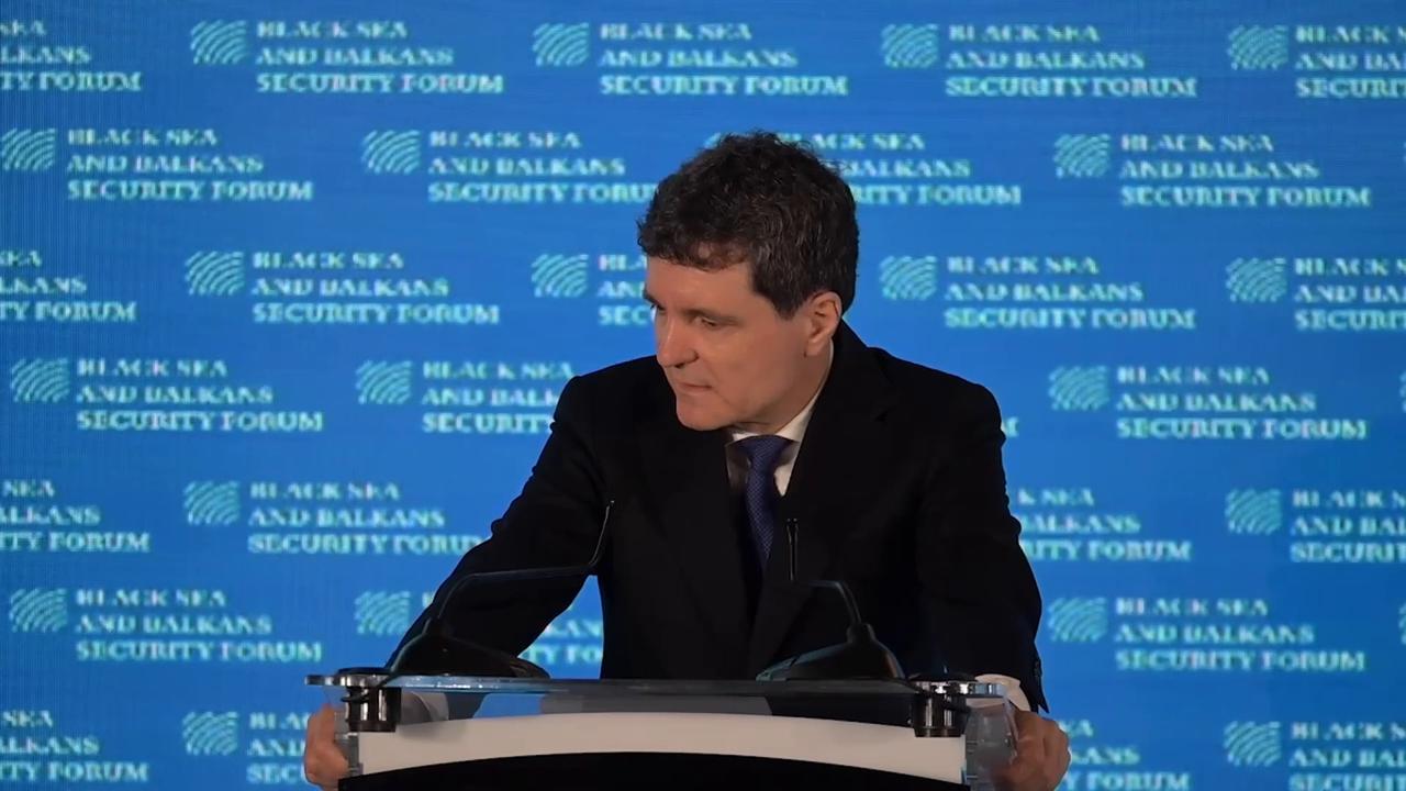Video thumbnail for Romania: 10th Black Sea and Balkans Security Forum kicks off in Bucharest.