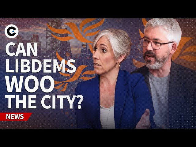 Video thumbnail for Can the Lib Dems woo the City? Christian May talks to Daisy Cooper MP