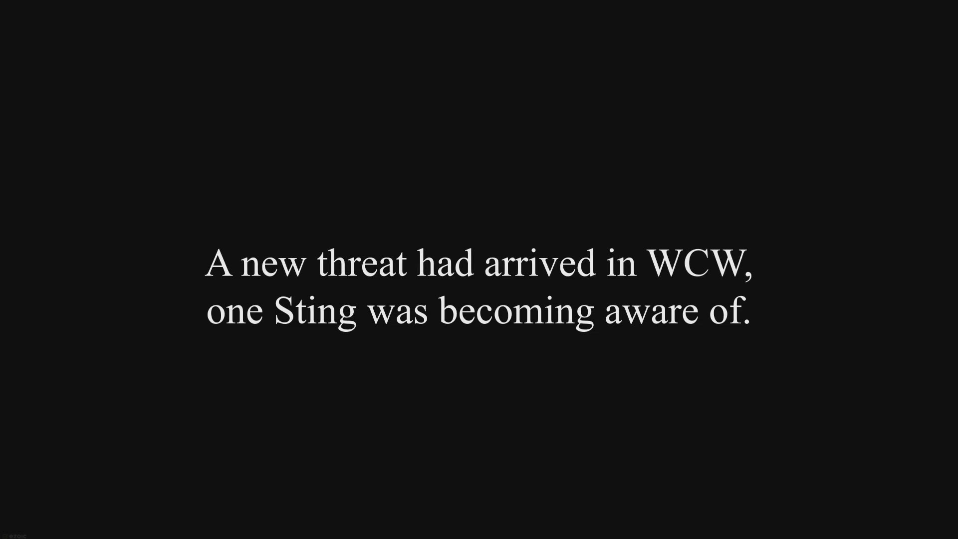 Video thumbnail for Sting - When WCW Needed A Hero
