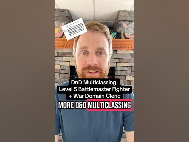 Video thumbnail for War Domain Cleric and Battle Master Fighter is can work