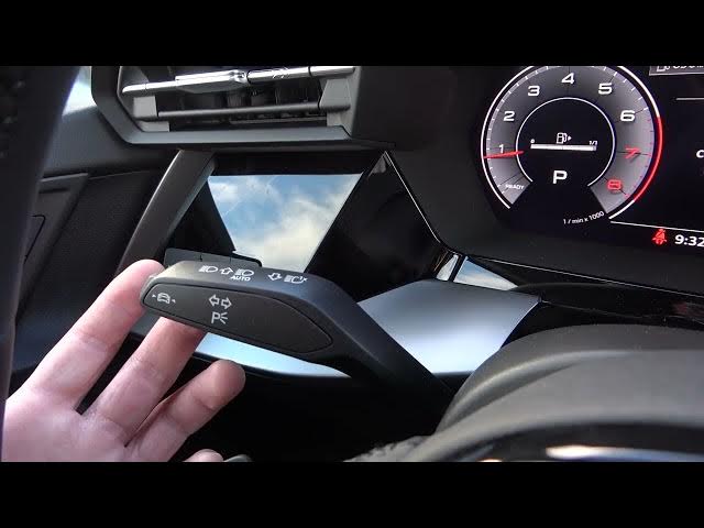 Video thumbnail for How to Enable or Disable High Beam in Audi A3 8Y (2020 - ...) - Turn High Beam On or Off