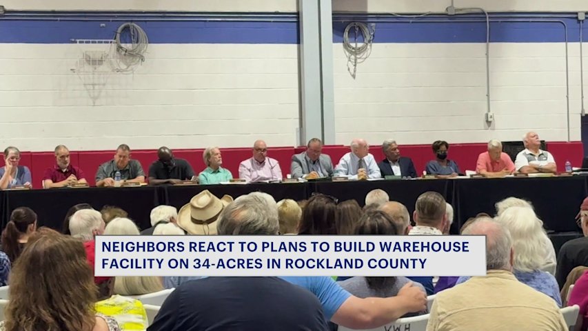 Video thumbnail for West Haverstraw residents raise concerns over proposed warehouse project